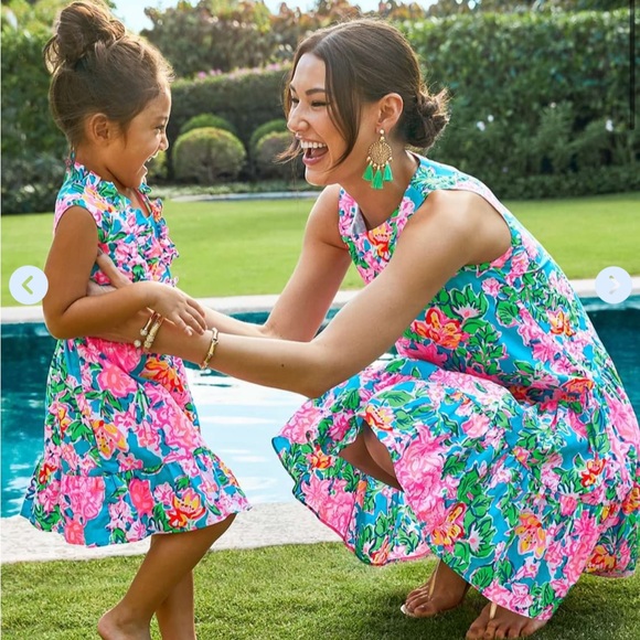 RARE! Lilly Pulitzer Mommy & Me Girls Dress - Picture 1 of 8